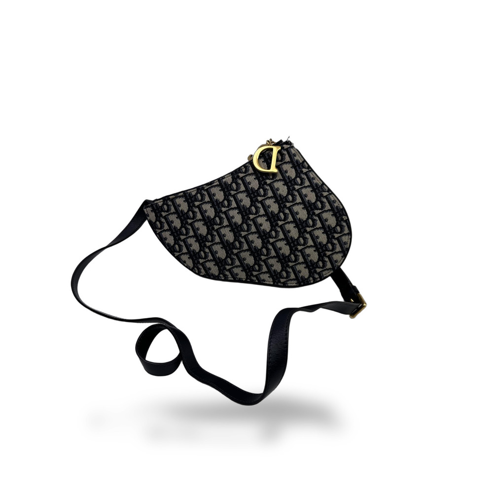 Christian Dior Saddle Oblique Canvas Mini